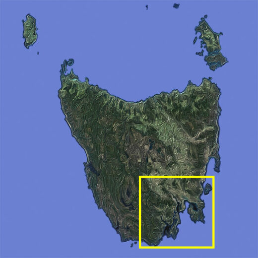 Southeastern region of Tasmania